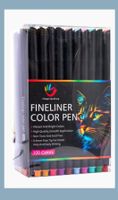 1 Piece Solid Color Learning Plastic Retro Hook Line Pen sku image 6