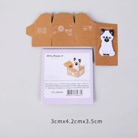 Cute Cartoon Cat Dog Pattern Mini Size Sticky Note sku image 2