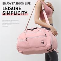 Unisex Oxford Cloth Solid Color Basic Oval Zipper Travel Bag Mountaineering Bag main image 5