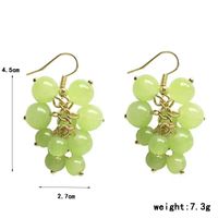 1 Pair Cute Sweet Grape Plating Alloy Gold Plated Drop Earrings main image 2