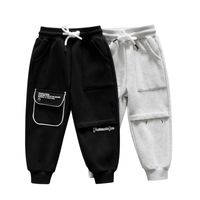 Casual Sports Letter Cotton Polyester Boys Pants main image 1