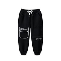 Casual Sports Letter Cotton Polyester Boys Pants sku image 1