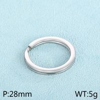 1 Piece Stainless Steel Round Basic sku image 1