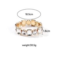 Glam Luxurious Round Square Heart Shape Artificial Crystal Alloy Wholesale Bracelets main image 2