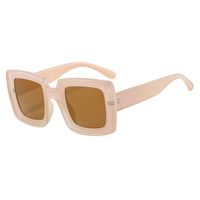 Exaggerated Solid Color Pc Square Full Frame Men's Sunglasses main image 5