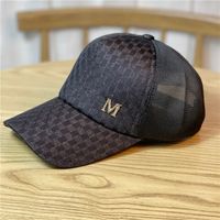 Unisex Casual Simple Style Letter Embroidery Metal Button Curved Eaves Short Brim Baseball Cap sku image 5