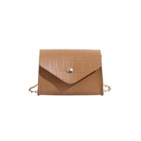 Femmes Faux Cuir Couleur Unie De Base Style Classique Carré Couvercle Rabattable Sac D'épaule Sac Bandoulière sku image 1