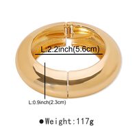 Modern Style Simple Style Solid Color Alloy Women's Bangle main image 2