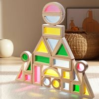 Building Toys Triangle Square Wood Toys main image 1