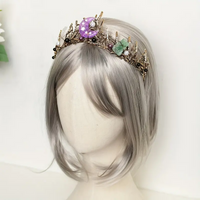 Frau Ig-stil Einfacher Stil Glänzend Irregulär Juwel Strass Handgemacht Inlay Juwel Kristall Strasssteine Haarband main image 4