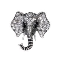 Style Classique Animal Dauphin Cheval Alliage Incruster Strass Unisexe Broches sku image 3