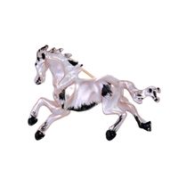 Style Classique Animal Dauphin Cheval Alliage Incruster Strass Unisexe Broches sku image 10