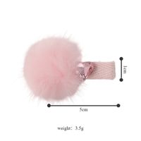 Women's Lady Solid Color Hairball Hair Clip main image 3