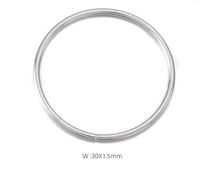 1 Piece Stainless Steel 18K Gold Plated Circle main image 2