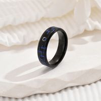 Modern Style Color Block 304 Stainless Steel Plating Inlay Zircon Men's Rings main image 5