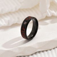 Modern Style Color Block 304 Stainless Steel Plating Inlay Zircon Men's Rings main image 6