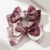 Women's Cute Sweet Bow Knot Alloy Cloth Hair Clip main image 8