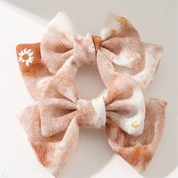 Women's Cute Sweet Bow Knot Alloy Cloth Hair Clip sku image 3