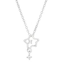 Sweet Star Moon Alloy Women's Pendant Necklace sku image 3