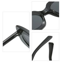 Retro Streetwear Solid Color Pc Oval Frame Full Frame Women's Sunglasses main image 3