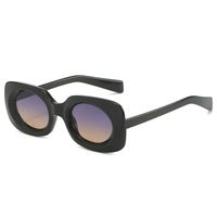 Retro Streetwear Solid Color Pc Oval Frame Full Frame Women's Sunglasses main image 2