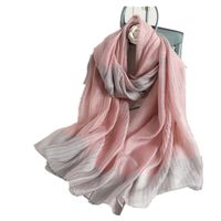 Women's Elegant Simple Style Stripe Mulberry Silk Silk Scarf main image 3