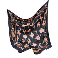 Women's Elegant Simple Style Flower Leopard Polyester Printing Shawl main image 2