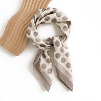 Women's Elegant Polka Dots Polyester Silk Scarf sku image 5