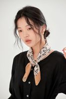 Women's Elegant Simple Style Printing Cotton Blend Printing Bandanas sku image 2