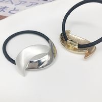 Women's Simple Style Moon Alloy Rubber Band Hair Tie main image 4
