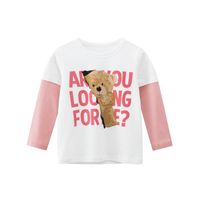 Cute Simple Style Cartoon Cotton T-shirts & Blouses main image 5