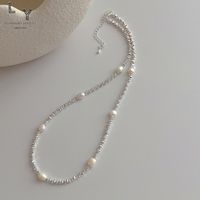 Elegant Simple Style Geometric Alloy Freshwater Pearl Copper Wholesale Necklace main image 1