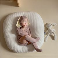 Cute Solid Color Cotton Baby Rompers main image 1