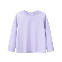 Einfacher Stil Einfarbig Baumwolle T-shirts & Hemden main image 3