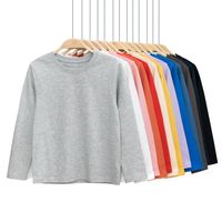 Simple Style Solid Color Cotton T-shirts & Shirts main image 6