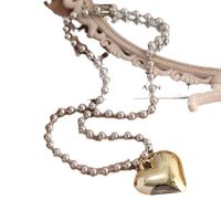 Simple Style Heart Shape Metal Plating Unisex Pendant Necklace main image 5