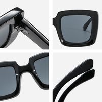 Exaggerated Solid Color Pc Square Full Frame Men's Sunglasses main image 4