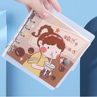 1 Piece Cartoon Class Learning Pvc Cute Loose Spiral Notebook sku image 2