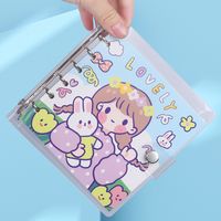 1 Piece Cartoon Class Learning Pvc Cute Loose Spiral Notebook sku image 3