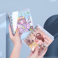 1 Piece Cartoon Class Learning Pvc Cute Loose Spiral Notebook main image 3