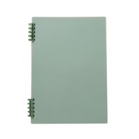 1 Piece Solid Color Class Learning Paper Casual Loose Spiral Notebook sku image 4