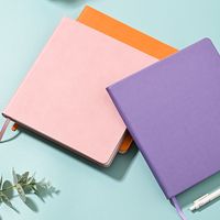 1 Piece Solid Color Class Learning Paper Casual Notebook main image 2