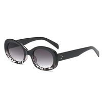 Simple Style Solid Color Ac Oval Frame Full Frame Men's Sunglasses sku image 5