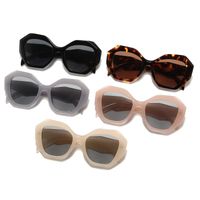 Retro Solid Color Pc Square Full Frame Men's Sunglasses main image 1