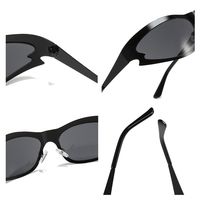 Sports Camouflage Pc Special-shaped Mirror Full Frame Men's Sunglasses main image 3