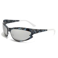 Sports Camouflage Pc Special-shaped Mirror Full Frame Men's Sunglasses sku image 2
