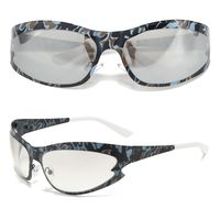Sports Camouflage Pc Special-shaped Mirror Full Frame Men's Sunglasses main image 4