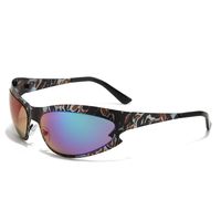 Sports Camouflage Pc Special-shaped Mirror Full Frame Men's Sunglasses sku image 10