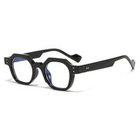 Simple Style Streetwear Solid Color Pc Polygon Rivet Full Frame Men's Sunglasses sku image 5
