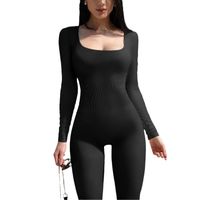 Women's Casual Daily Basic Simple Style Solid Color Full Length Jumpsuits main image 4